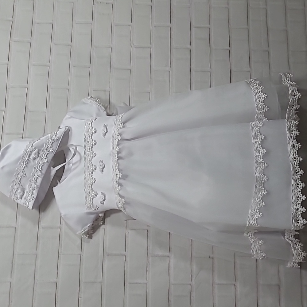 Infant NWT GIRLS LITO Brand Christening or baptismal dress
